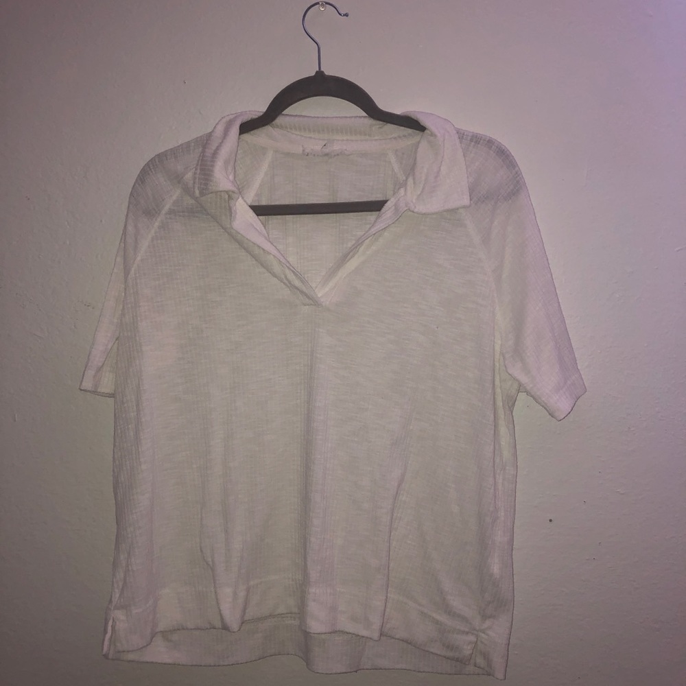 White shirt a little see through